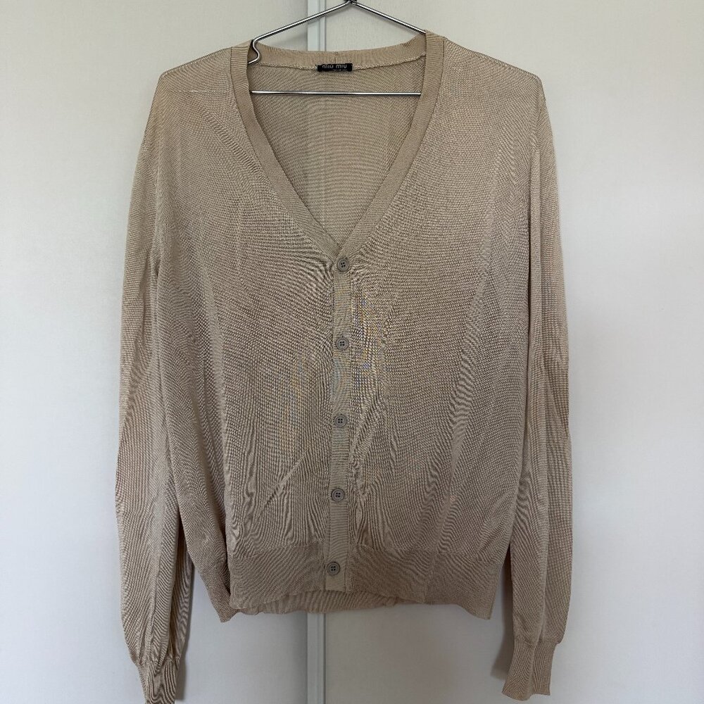 Miu Miu Silky Cardigan